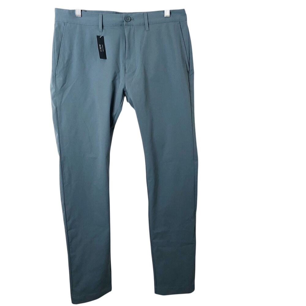 J. Crew Factory NWT Men's Slim-Fit Tech Flex Chino Pants in Mountain Fog 31X32